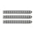 DV8 Offroad D-JP-190028-AL-3 Jeep JK 2 Door Handle Inserts, 3 Pcs, Silver